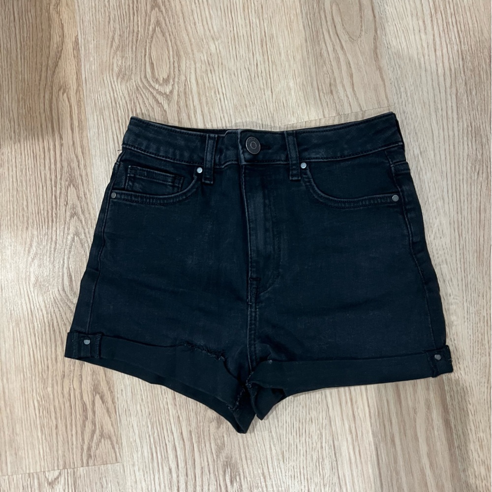 Forever 21 Black Jean Shorts